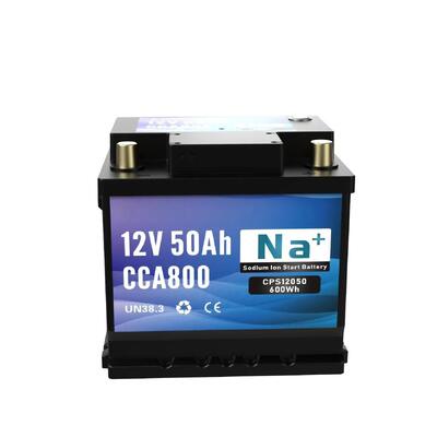 品質 12V 50Ah ナトリウムイオン スタートバッテリー 800CCA ブルートゥース 高性能 オールウェザー パワー トラック 船舶 性能車両 工場