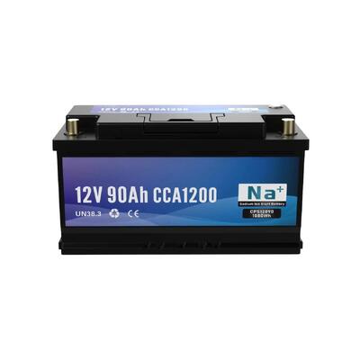 品質 12V 90Ah ナトリウムイオン スタートバッテリー 1200CCA ブルートゥース 最大出力 リチウムバッテリー 重荷トラック 大型海事およびバックアップ発電機 工場