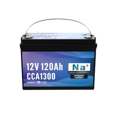 品質 12V 120Ah ナトリウムイオンバッテリー 1300CCA ブルートゥース 大容量 リチウムバッテリー 重荷トラック 海洋および産業用電源システム 工場
