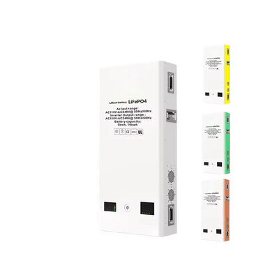 品質 YF51100 5KW 壁掛け太陽電池貯蔵システム 5.12kWh LiFePO4 バックアップパワーと 5kW ハイブリッドインバーター オールインワン 工場