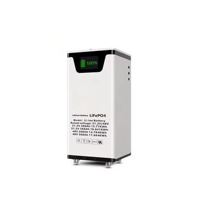 品質 51.2V 300Ah 床付き LiFePO4 バッテリー15.36kWh 太陽光貯蔵液晶ディスプレイ付き スマート BMS RS485 CAN IP55 格付け 卸売およびプライベートラベルソリューション 工場