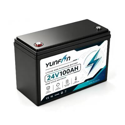 品質 YF24V100Ah-LAS 25.6V 100Ah LiFePO4 バッテリー 2560Wh IP55 ABS+PC シェル ドロップイン 交換 24V 鉛酸UPS オフグリッド 太陽光蓄電池 工場