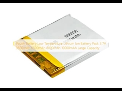 バッテリーポケット 低温 リチウムイオン バッテリー パック 3.7V 3500mAh 6500mAh 8000mAh 10000mAh 大容量